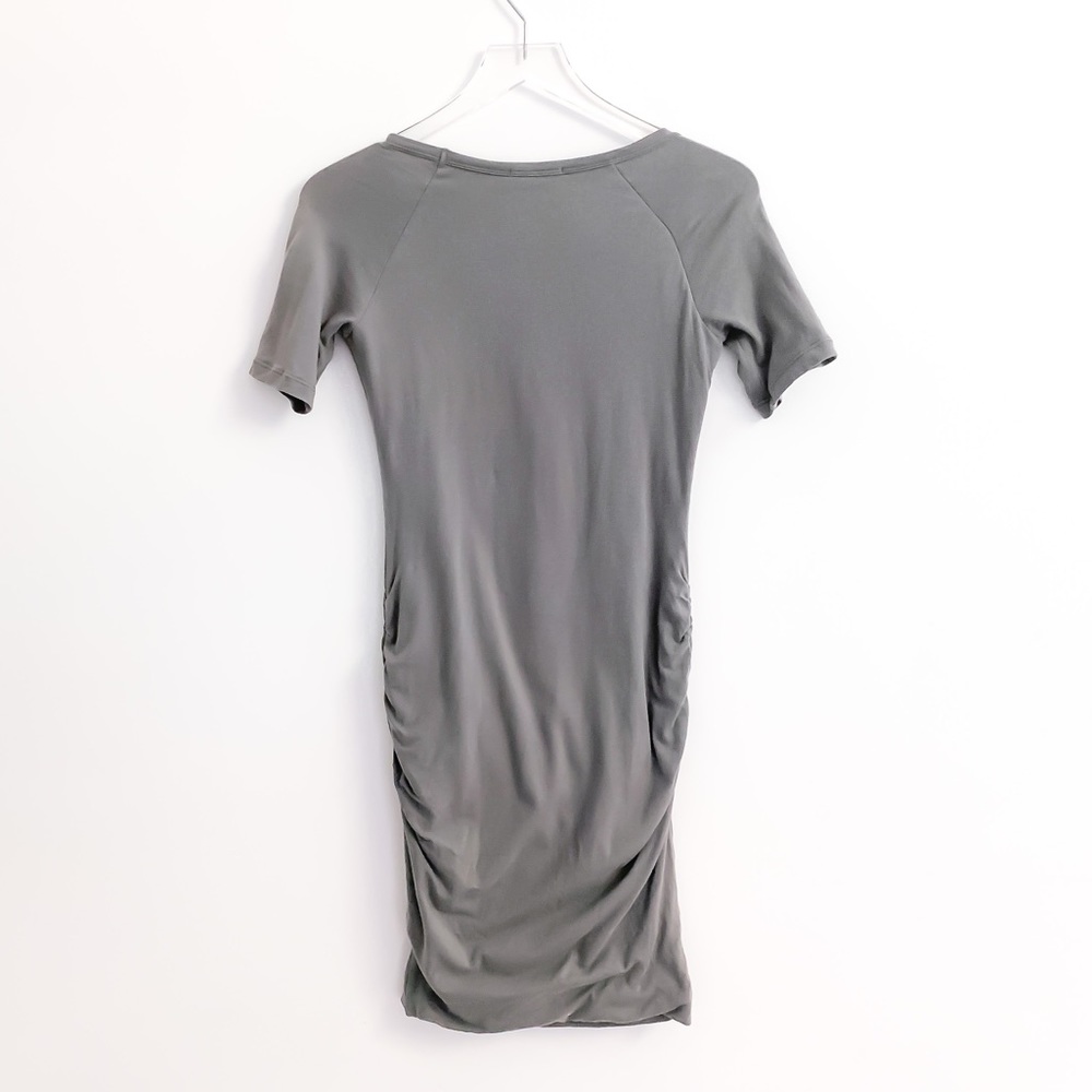 James Perse Ruched Raglan Mini Dress 1 - Picture 3 of 8